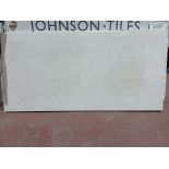 PALLET TO CONTAIN 40 X NEW PACKS OF JOHNSON TILES Sherwood - Haze SHER1A. 600X300MM. Haze, Matt,