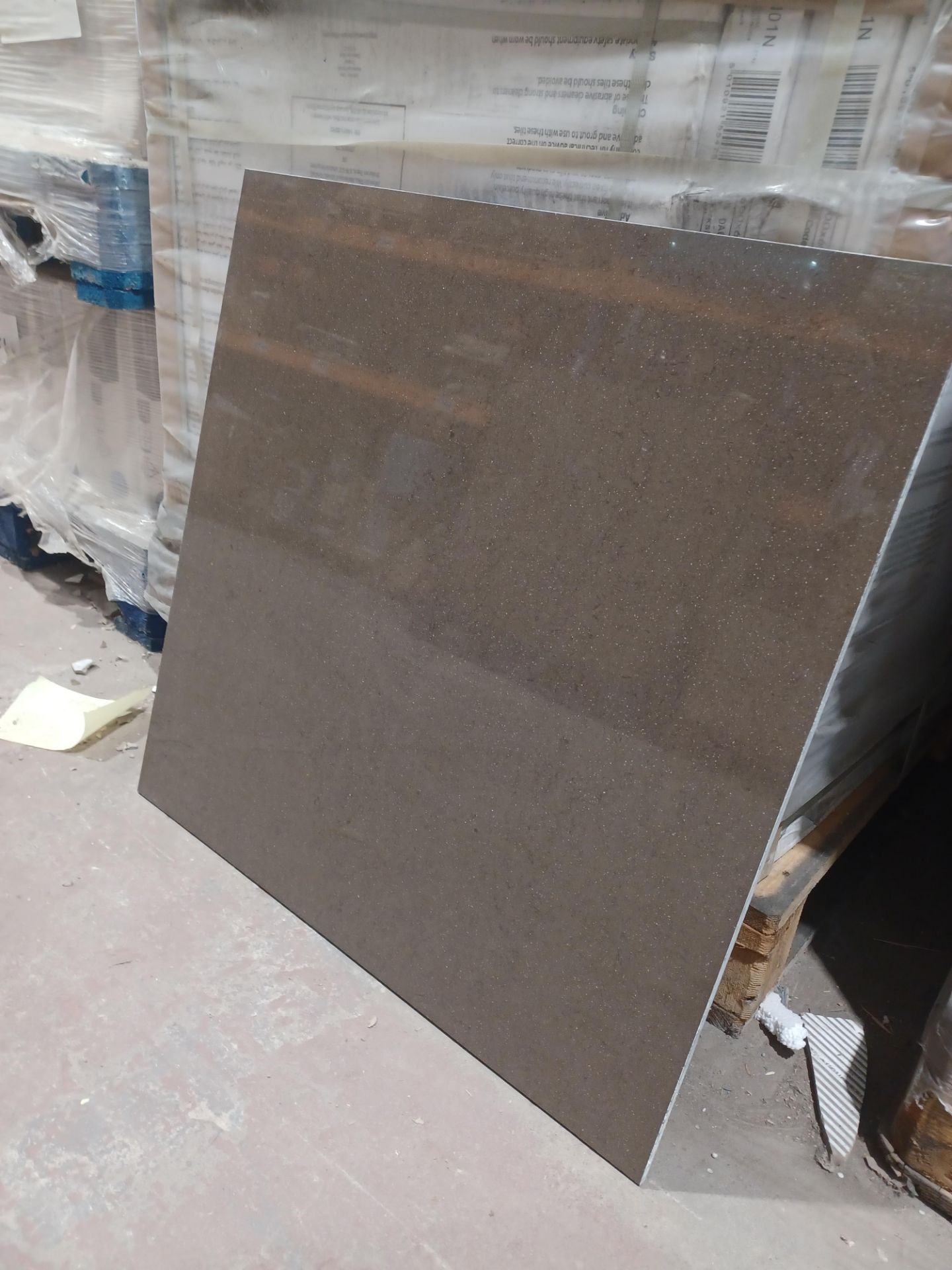 PALLET TO CONTAIN 32 X NEW PACKS OF JOHNSON TILES Century - Basalt. 600X600MM. MON01P. Basalt,