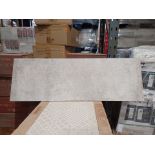 13.3 METRES SQUARED OF PORCELANOSA VENIS QUARTZ BOULEVARD NATURAL TILES 330x1000mm. RRP £87.95 PER