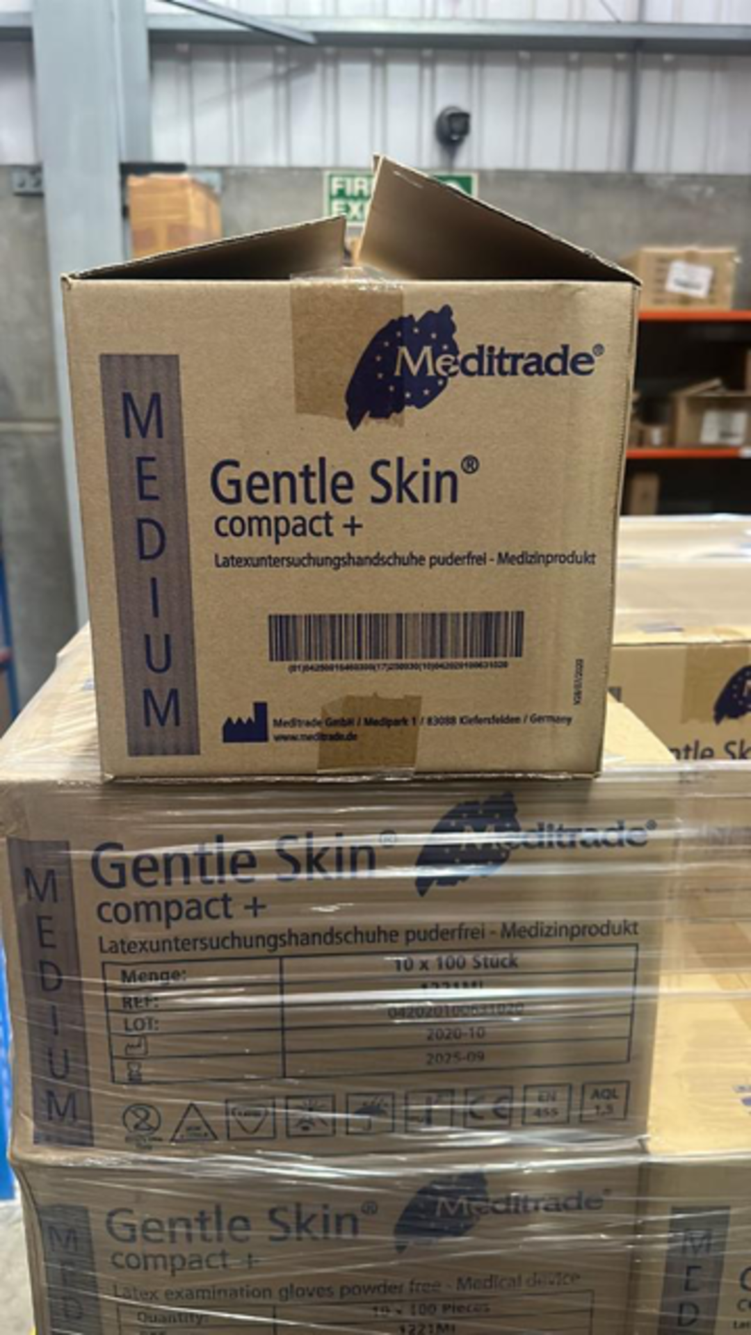 720 X BRAND NEW PACKS OF 100 MEDITRADE POWDER FREE EXAMINATION GLOVES SIZE XL EXP SEP 2025 - Bild 2 aus 4