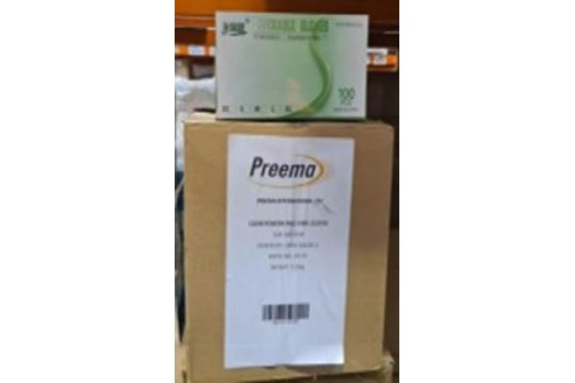 700 X BRAND ENW PACKS OF 100 PREEMA MEDIUM VINYL CLEAR GLOVES (powder free) EXP JUNE 2023