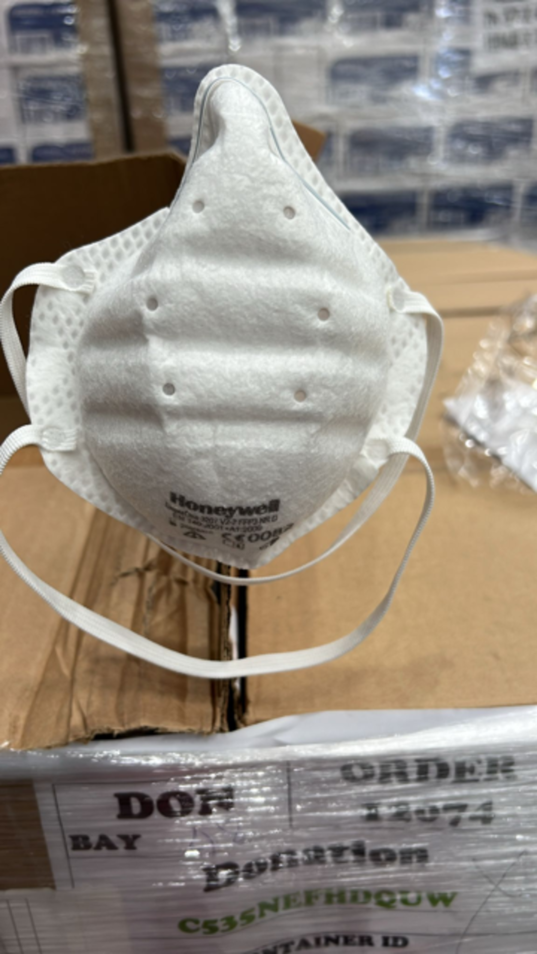 216 X BRAND NEW PACKS OF 16 HONEYWELL NORTH UPERONE FFP3 FILTERING HALF MASKS (EXP 2026) - Image 3 of 3