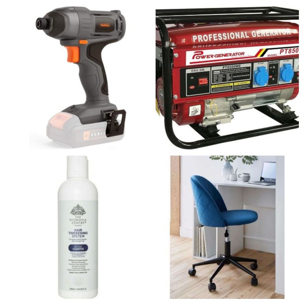 PALLET LIQUIDATION SALE INCLUDING FURNITURE, ELECTRIC BIKES, COSMETICS, GARDEN, DIY, FLOORING, HOMEWARES AND MUCH MORE