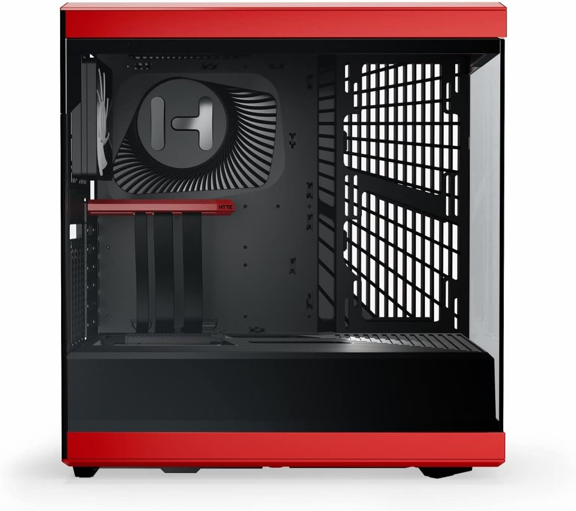 NEW & BOXED HYTE Y40 Mid-Tower ATX Case - Black & Red. RRP £164.99. (R6-7). The HYTE Y40 Mid-Tower - Image 4 of 5