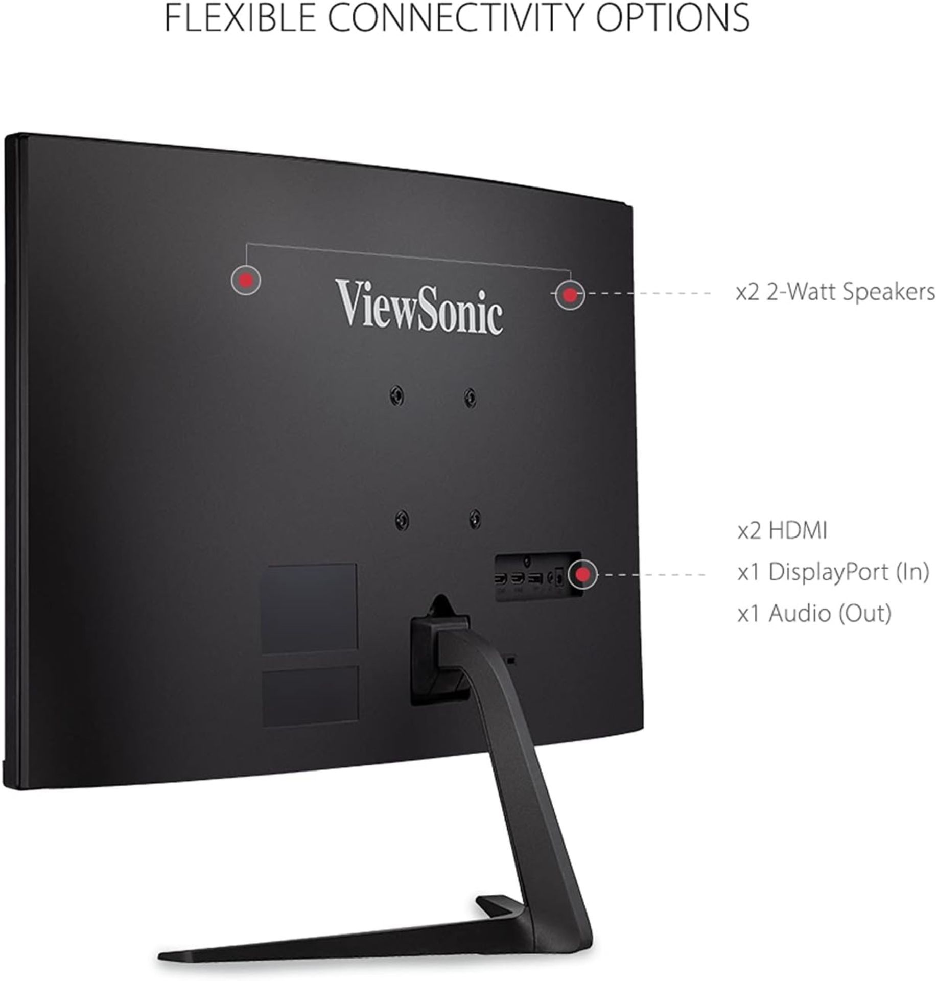 (GRADE A) VIEWSONIC VX2718-2KPC-mhd 27” 165Hz QHD Curved Gaming Monitor. RRP £207. (R8R). With an - Image 6 of 6