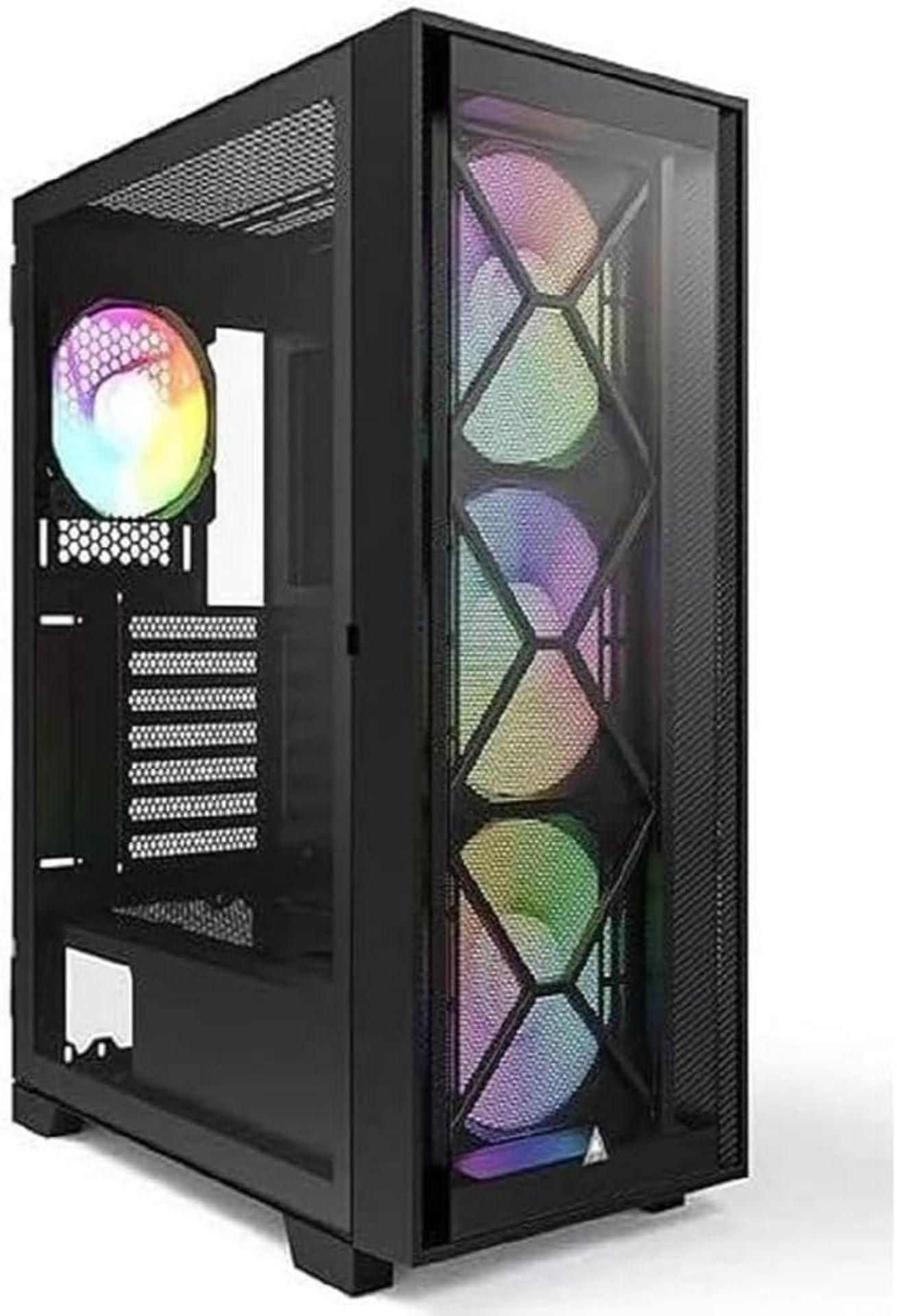 NEW & BOXED MONTECH Montech AIR 1000 Premium Black ATX Mid Tower Case. RRP £151. (PCK5E). With two