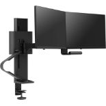 NEW & BOXED ERGOTRON Trace Dual Monitor Arm, VESA Desk Mount. RRP £417. (PCK5). for 2 Monitors Up to