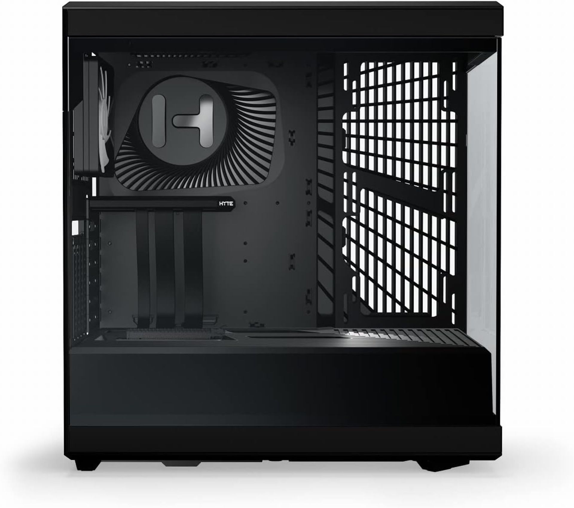 NEW & BOXED HYTE Y40 Mid-Tower ATX Case - Black. RRP £159.98. (R15R). The HYTE Y40 Mid-Tower ATX - Image 4 of 5