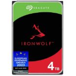 2x NEW & BOXED SEAGATE IronWolf 4TB NAS Hard Drive. RRP £114 EACH. Spin Speed: 5400RPM, Cache: