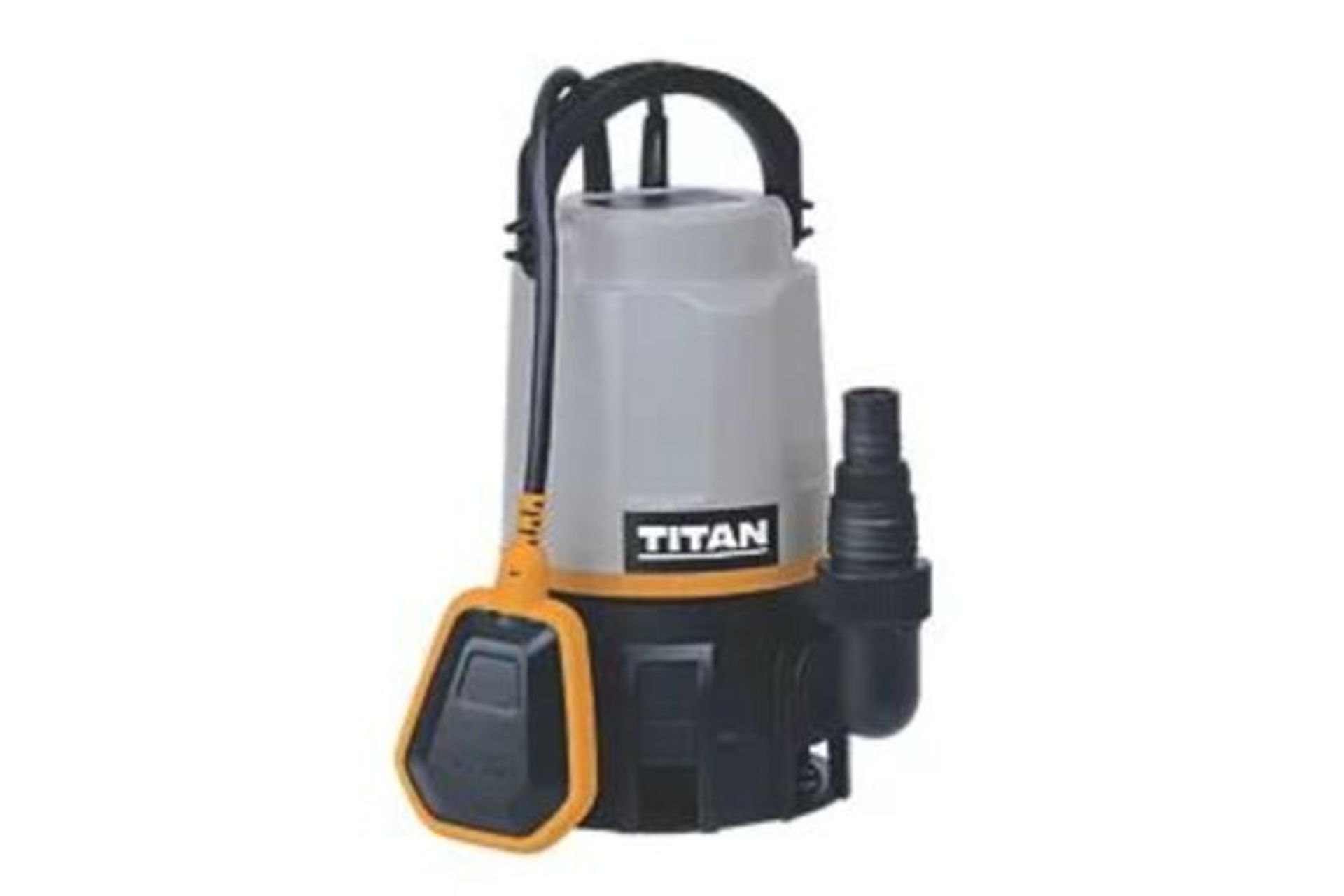 TITAN TTB843PMP 400W MAINS-POWERED MULTI USE PUMP. - R13a.7. Suitable for submersion, clearing dirty
