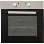 2 x Cooke & Lewis CSB60A Built-in Single Conventional Oven - Chrome effect. - R13a.6.