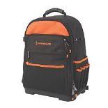 MAGNUSSON BACKPACK 25LTR. - P4. Heavy duty backpack with dual zipped opening and various sized loops