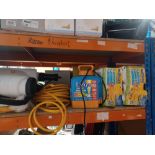 Full Shelf of contents to include; Hozelock 30m Hozes, 12L Sprayers, Xpress Weed Killer and