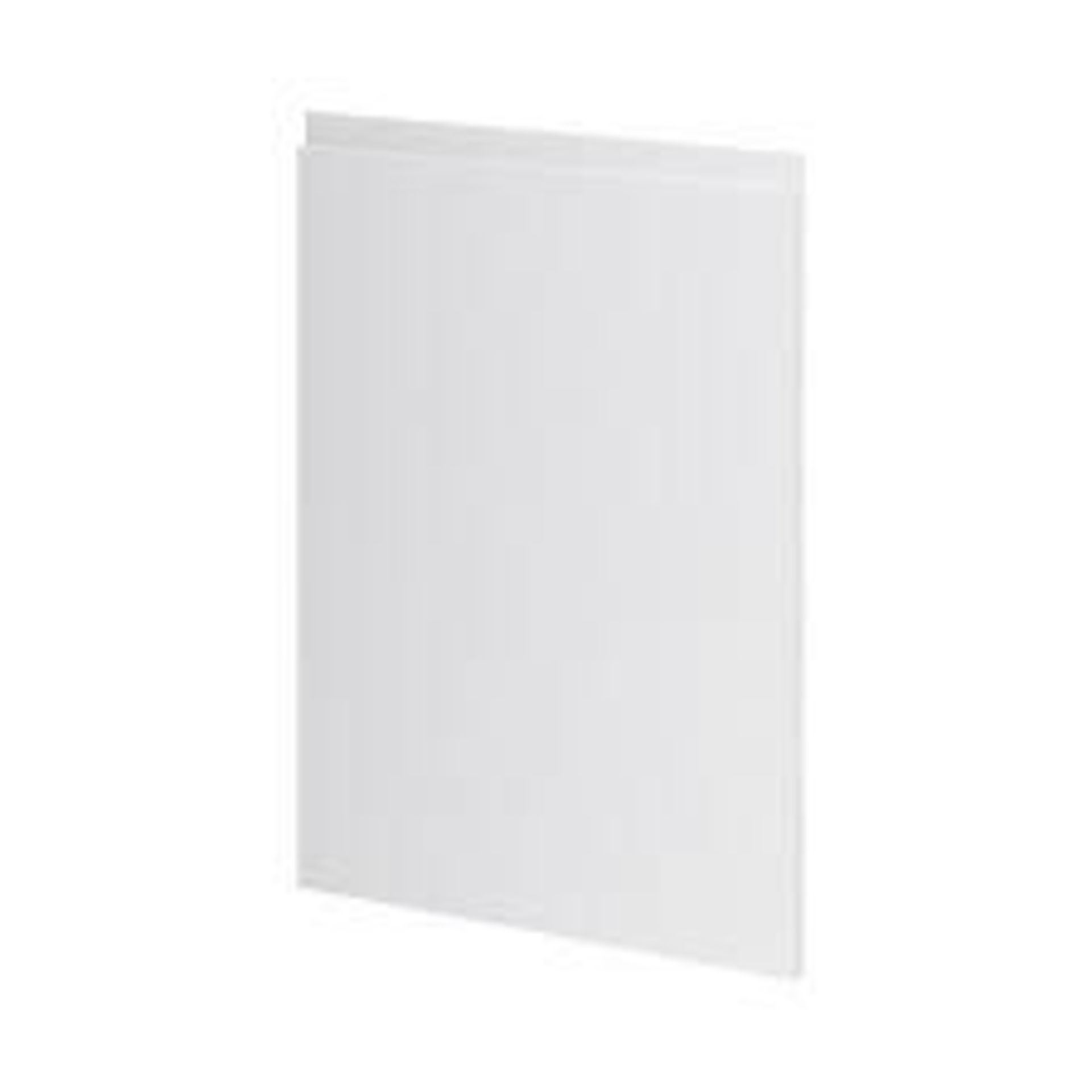 7 x GoodHome Garcinia Gloss white integrated handle Highline Cabinet Door. - P5.