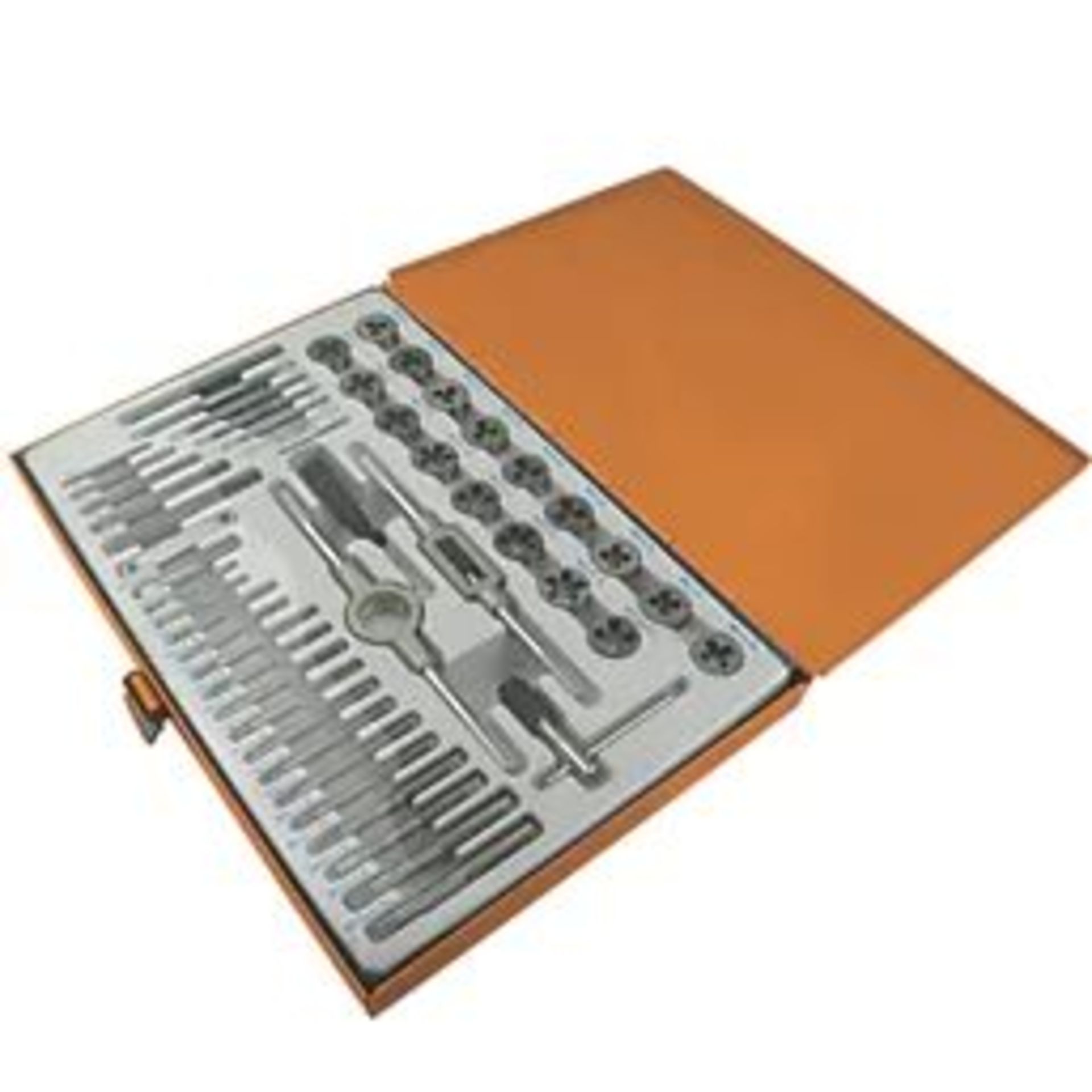 MAGNUSSON M3-M12 MIXED TAP & DIE 51 PIECE SET. - P4. Tap and die set made from high quality steel,