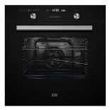 Cooke & Lewis CLMFBLa Built-in Single Multifunction Oven - Black. - R19.
