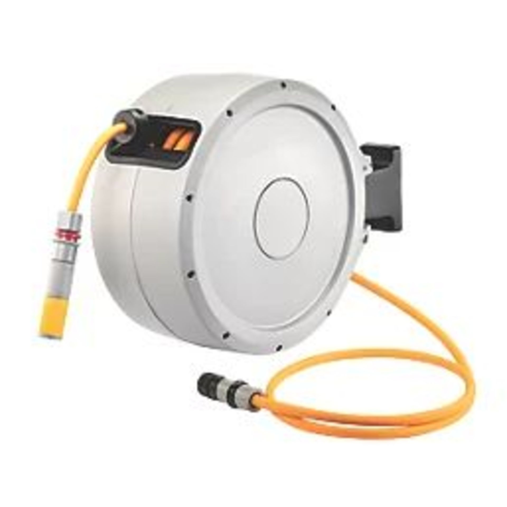 TITAN AUTO-REEL HOSE 11MM X 25M . - P5. Wall-mounted hose reel with an auto retract function and