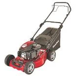 MOUNTFIELD SP185 46CM 139CC SELF-PROPELLED ROTARY PETROL LAWN MOWER. - P1. Powered by a STIGA