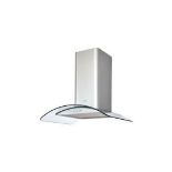 Cooke & Lewis Clcgleds60 Inox Stainless Steel Curved Cooker Hood, (W)60Cm - R13a.7. Cooke & Lewis