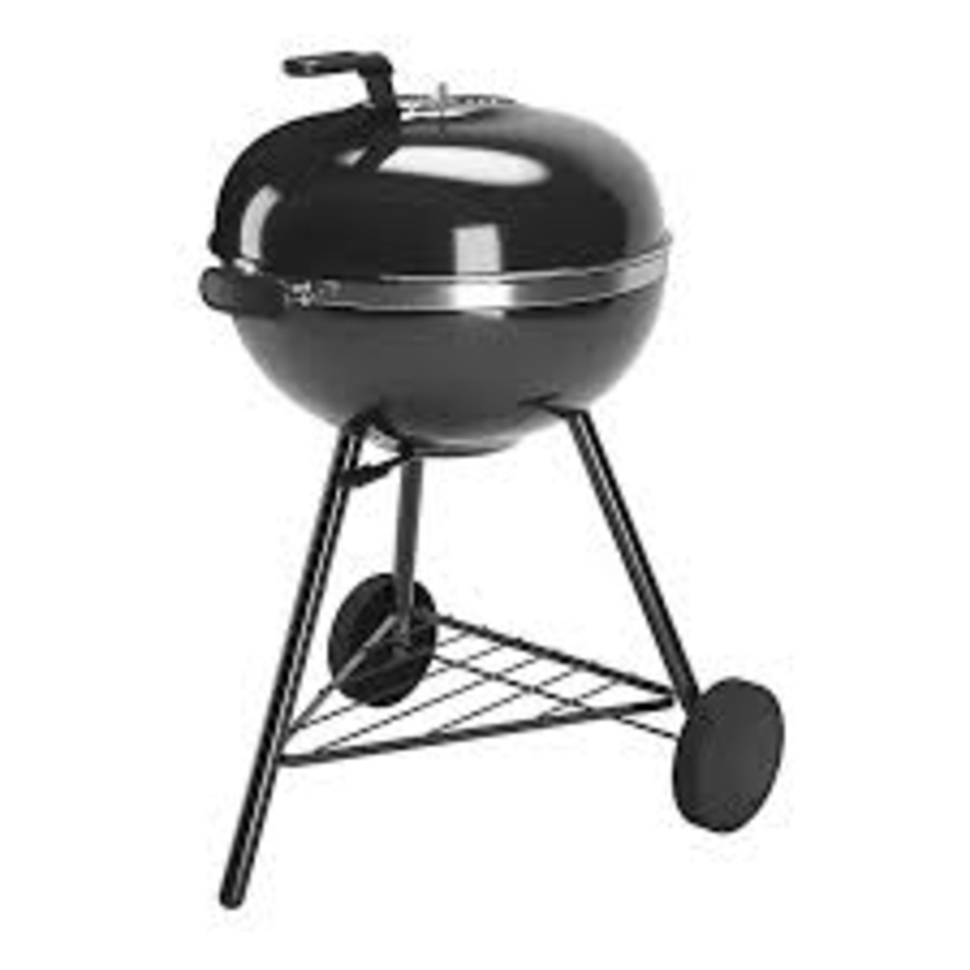 GoodHome Kiowa Black Charcoal Barbecue. - P5. The GoodHome Kiowa round charcoal barbecue offers