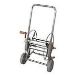 GoodHome Watering Freestanding Manual Hose cart set. -R13a.8.