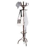 CASART. Floor Standing Hat Coat Scarf Stand Hanger with 12 Hooks. - R13a.7.