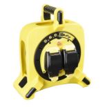 Masterplug IP54 Rated 2 socket Yellow & black Indoor & outdoor Cable reel, 30m - ER47