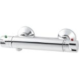 GoodHome Torba ½ turn Chrome Thermostatic Shower mixer - ER49