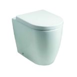 WHITE BACK TO WALL PAN - ER48 *Design May Vary