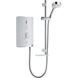 Mira Sport Max 10.8 KW With Airboost White Chrome Bathroom Electric Shower - ER47
