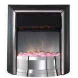 Dimplex Zamora Black Chrome effect Electric Fire - ER47