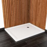 2ft/3ft White Acrylic Shower Tray with Drain – Living and Home - ER48