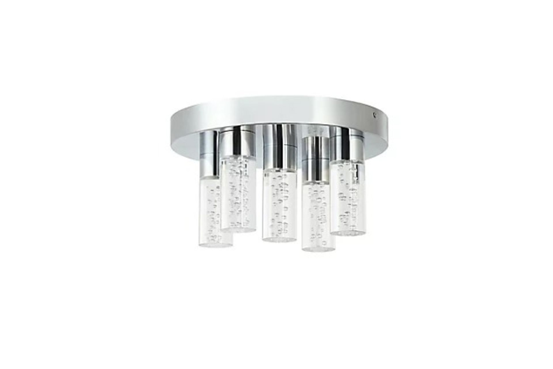 Myvat Chrome effect 5 Lamp Bathroom Ceiling light - ER47