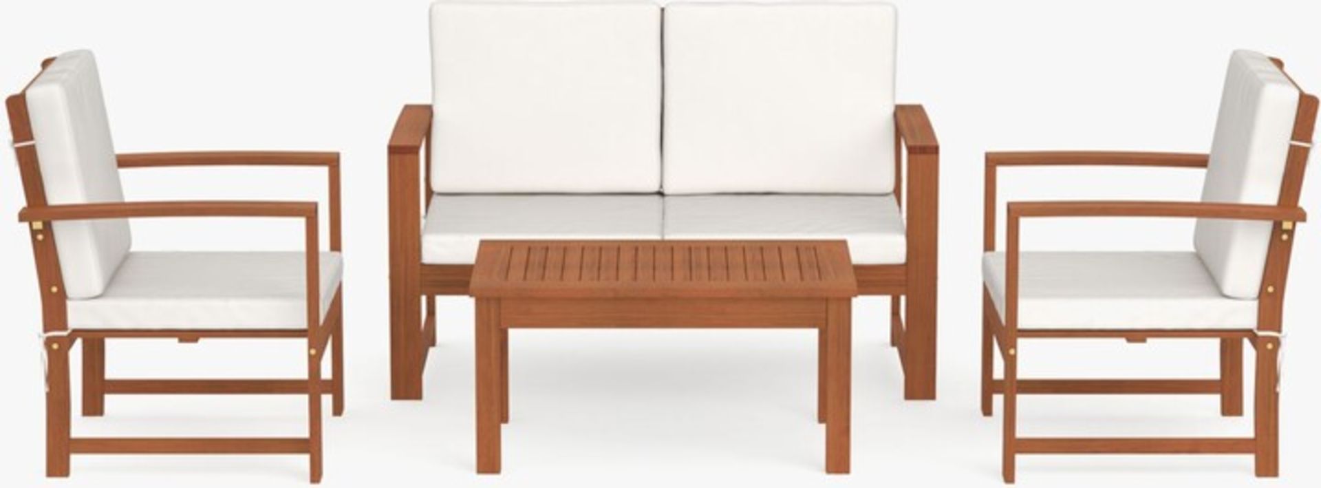 BRAND NEW JOHN LEWIS 4-Seater Garden Lounging Table & Chairs Set. RRP £898.50. Upgrade your garden - Bild 3 aus 3