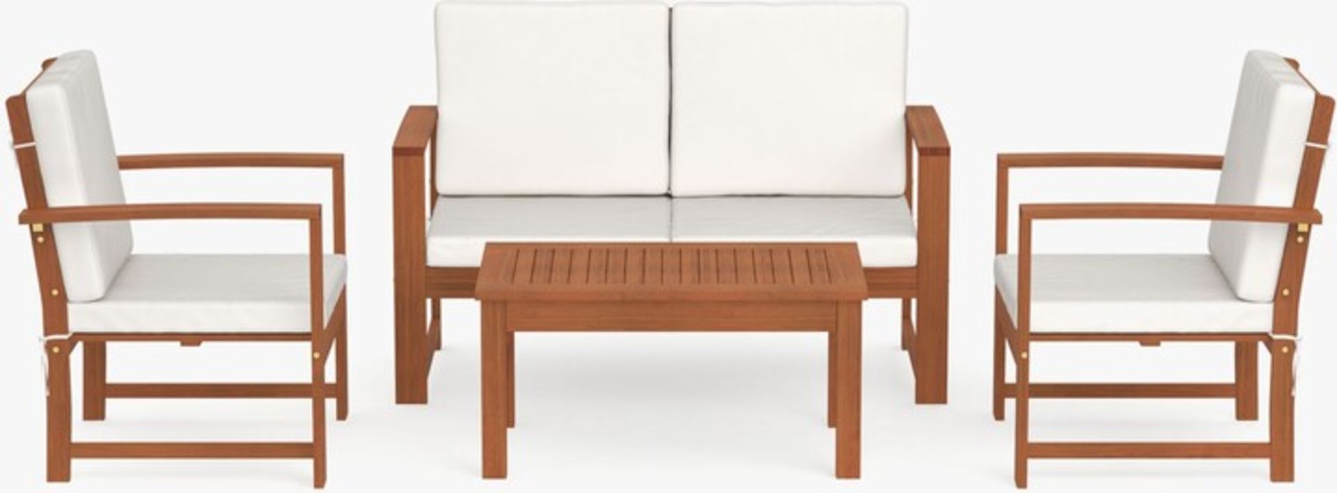 PALLET TO CONTAIN 5 X BRAND NEW JOHN LEWIS 4-Seater Garden Lounging Table & Chairs Set. RRP £898.50. - Image 2 of 3