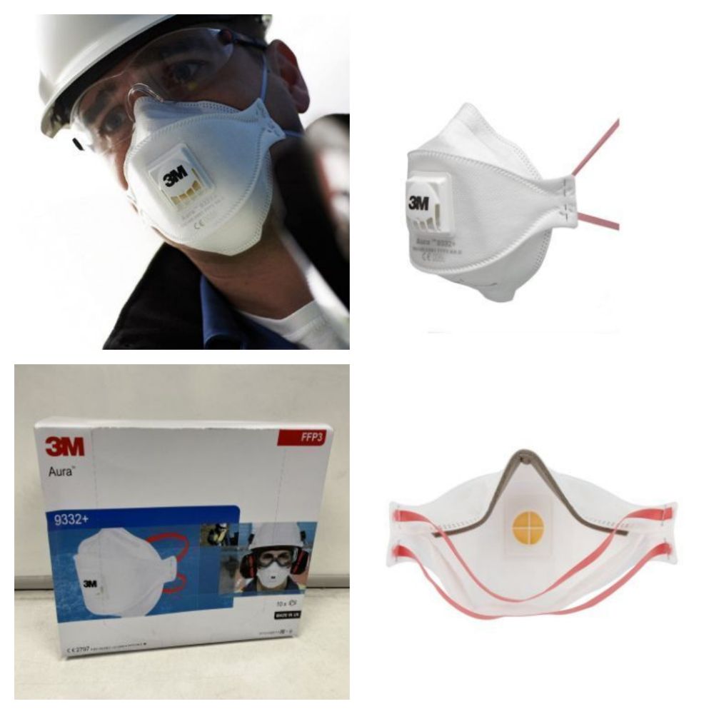 PALLETS AND TRADE LOTS OF BRAND NEW 3M AURA FACE MASKS - DELIVERY AVAILABLE