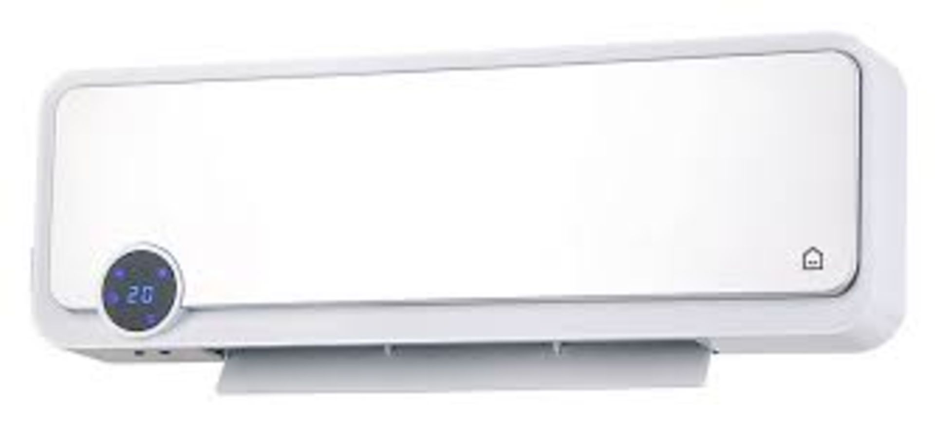 GoodHome Electric 2000W White & silver PTC Heater. -P6.