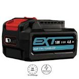 Erbauer EXT 18V 4Ah Li-ion Battery - EBAT18-Li-4. - BW. RRP £92.00.