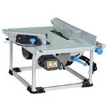 Mac Allister 800W 240V 200mm Corded Table saw MTSP800B. - PW. Ideal for cutting wood with a 43mm