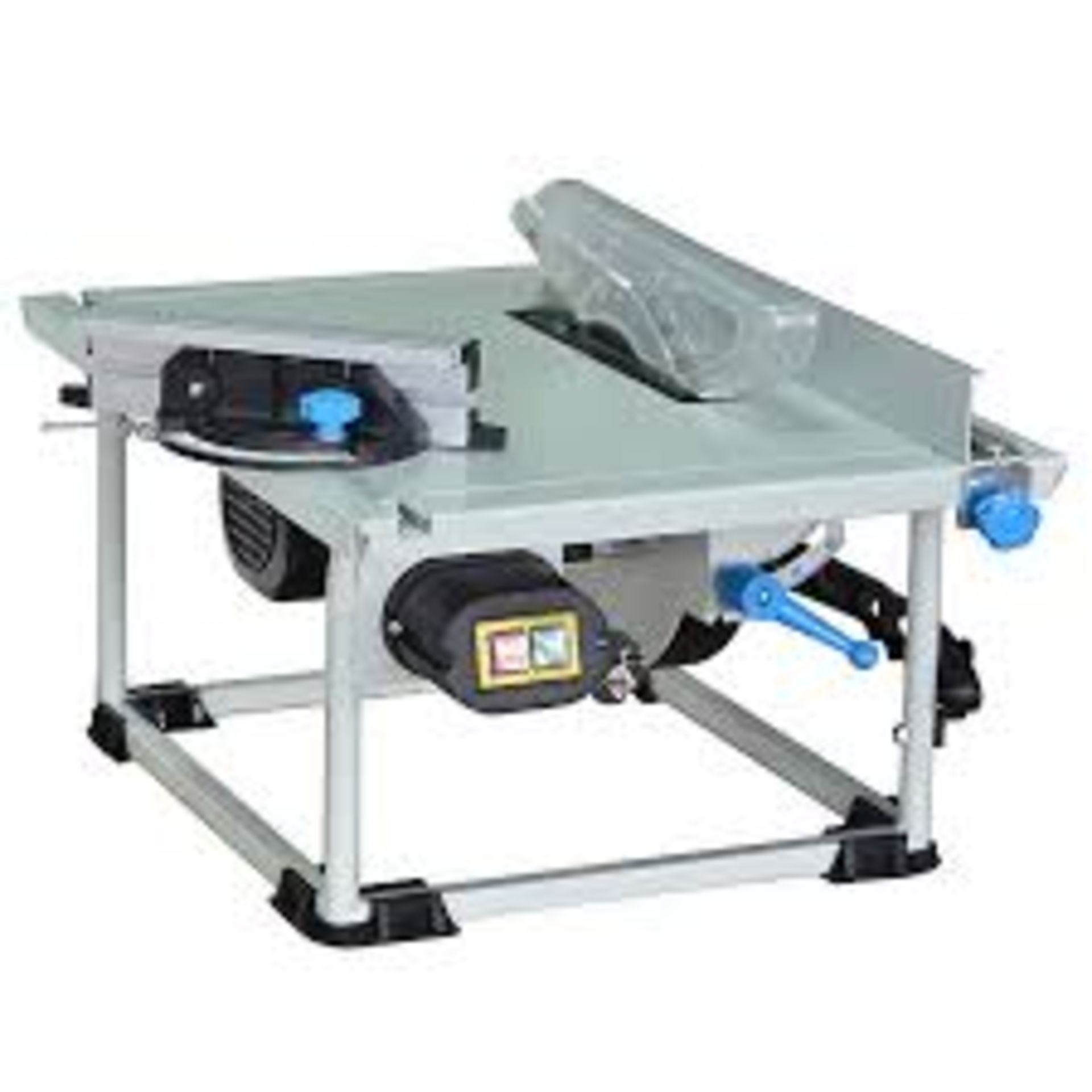 Mac Allister 800W 240V 200mm Corded Table saw MTSP800B. - PW. Ideal for cutting wood with a 43mm