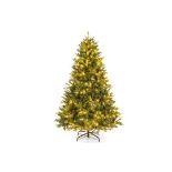 150/180 CM PRE-LIT ARTIFICIAL CHRISTMAS TREE WITH 844/1168 BRANCH TIPS 250/350 LED LIGHTS-1.8 M. -