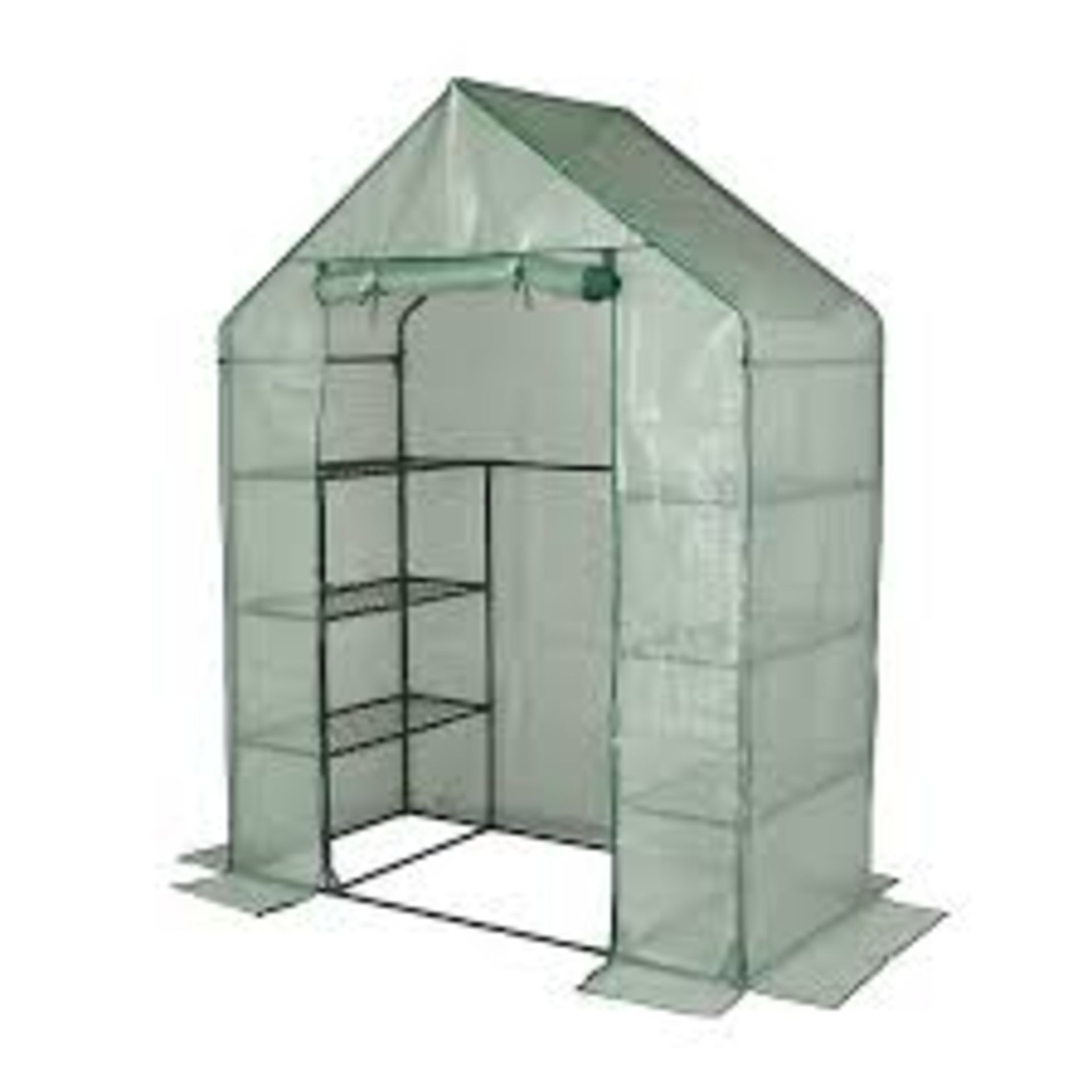 Plastic 1m² Growhouse. - P6. This flexible greenhouse provides a space for vegetables to grow all