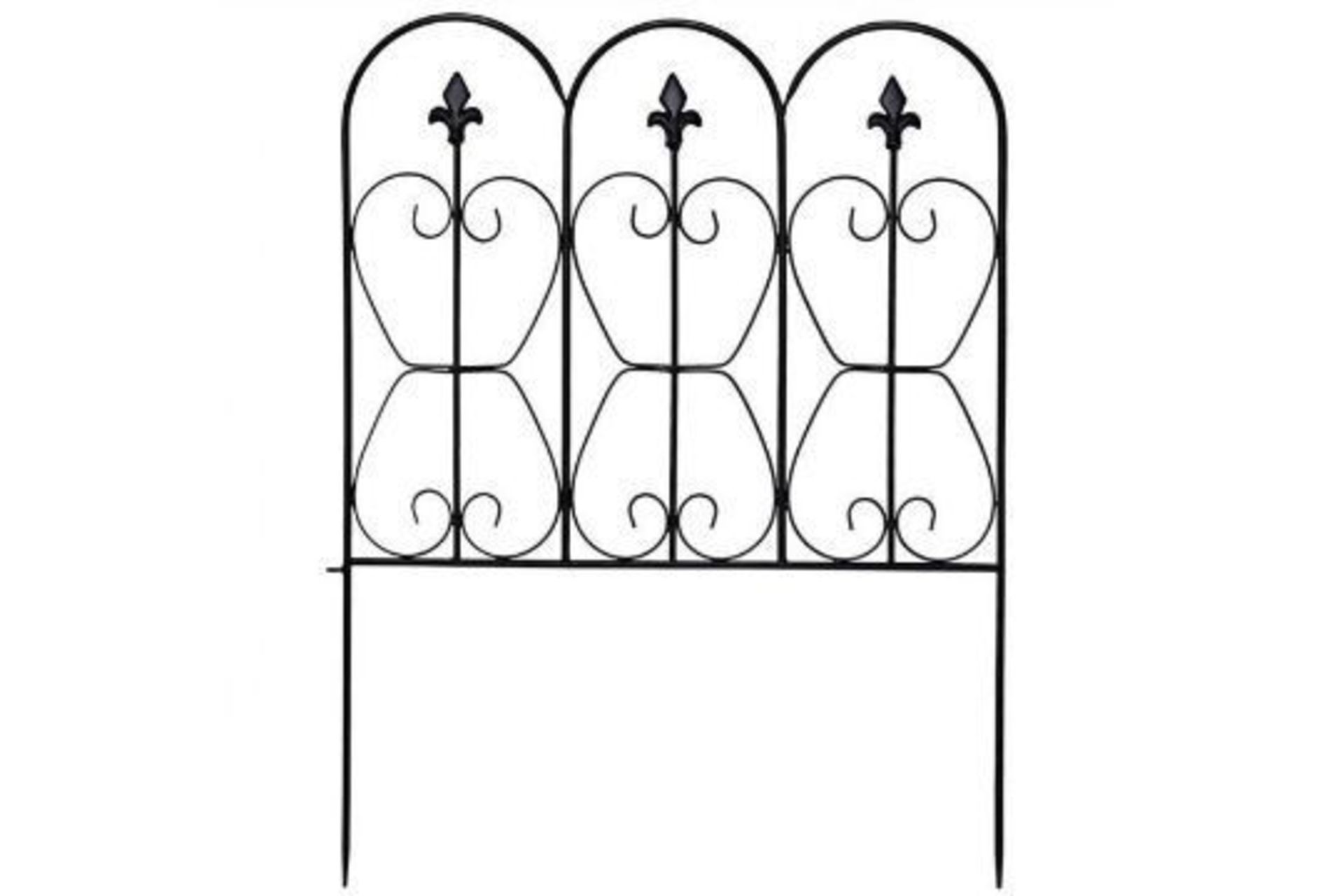 Garden Fencing Panels for Decoration with Arched and Inter-lockable Design. - R14.2