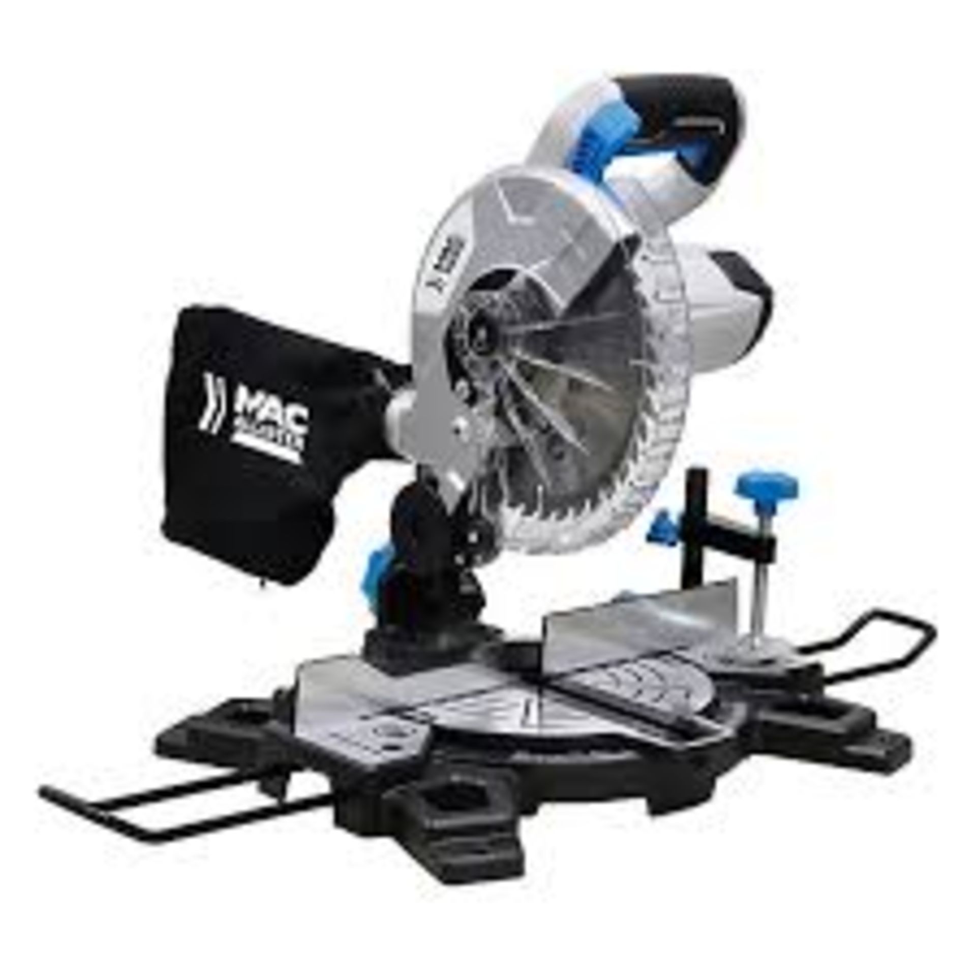 Mac Allister 1500W 220-240V 210mm Corded Compound mitre saw MMIS210C. - BW.