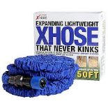 XHose Blue Extendable Hose pipe 50ft. -PW. This XHose 50ft hose, is great for watering in the garden