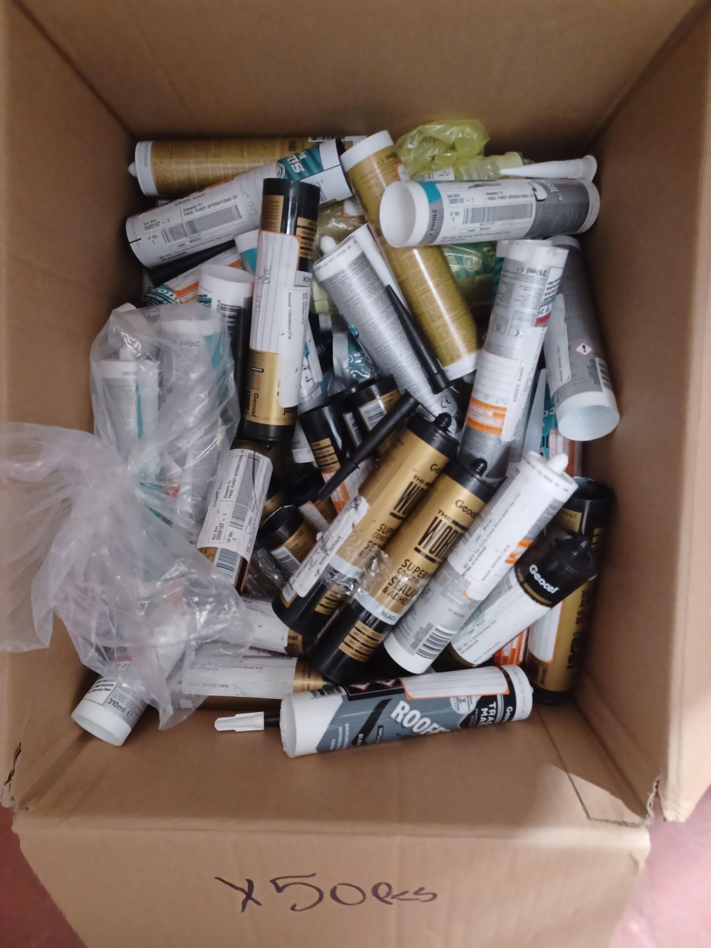 50 x Mixed Lot of Adhesives, Silicone & more. - P6.