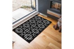 Siam Trellis Anti Slip Mats Black. - R14.3. Our Gel-Back All-Purpose Rugs are suitable for tiles