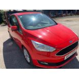 WR17 KKH FORD C-MAX. MOT Expiry: 09/10/2024 First Registered 31/03/2017 Petrol, Red