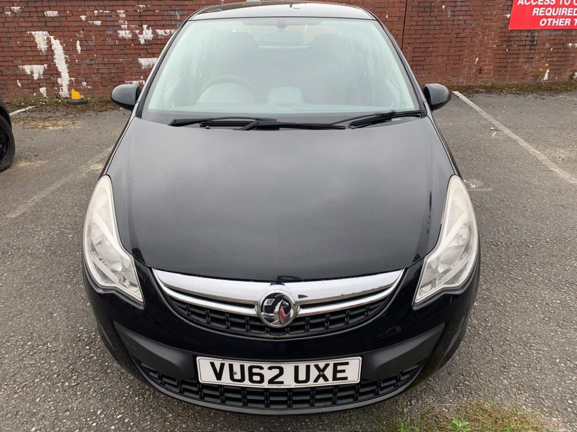 VU62 UXE VAUXHALL CORSA  Black Diesel  First Registration: 30.09.12 - Image 2 of 6