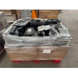 IT PALLET LOT INCLUDING A LARGE QUANTITY OF KEYBOARDS COMPUTER MONITORS ETC IN VARIOUS BRANDS